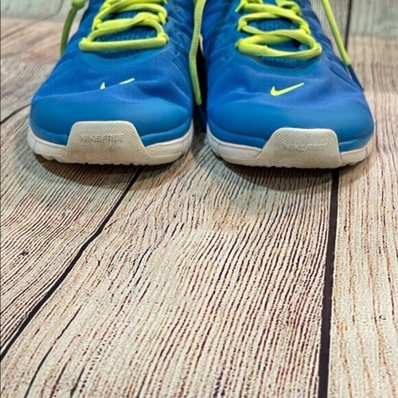 Nike Men\'s FREE TRAINER 3.0 Shoes Blue/Volt / White 630856-402 Size 8.5 main image 8
